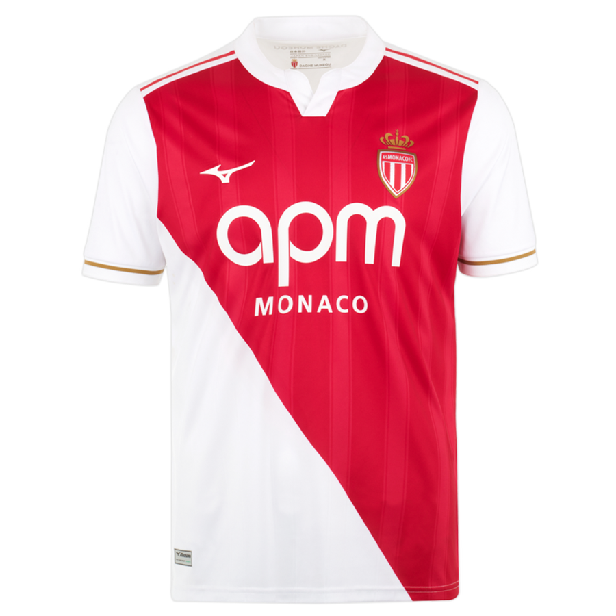 Mizuno Home Jersey AS Monaco Men 25/26 Tango Red